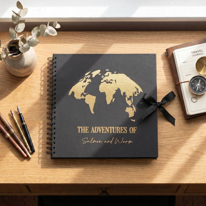 Personalised Travel Scrapbook Anniversary Gift For Travellers