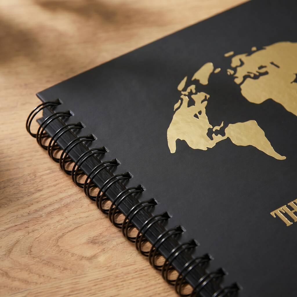 Personalised Travel Scrapbook Anniversary Gift For Travellers