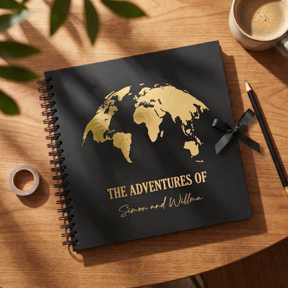 Personalised Travel Scrapbook Anniversary Gift For Travellers