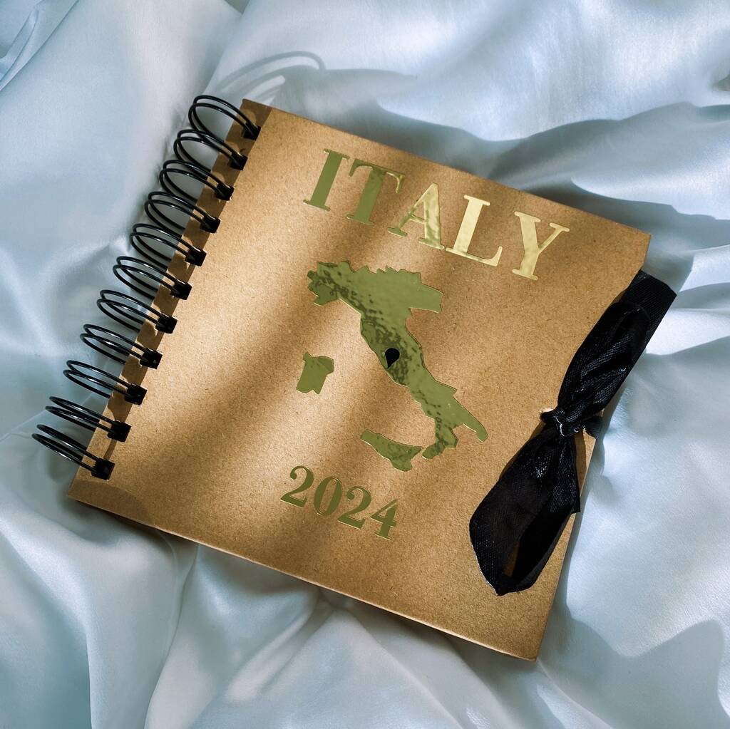 Personalised Travel Scrapbook Holiday Photo Album Gift