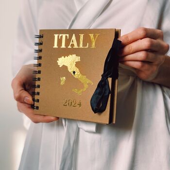 Personalised Travel Scrapbook Holiday Photo Album Gift