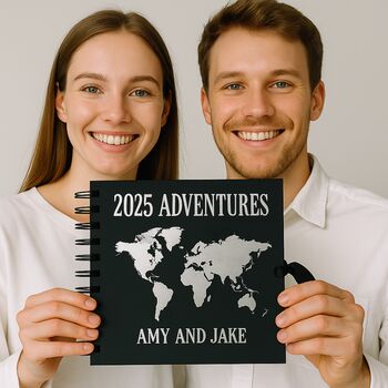 Personalised Travel Scrapbook Travel Gift Holiday Album