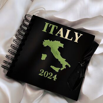 Personalised Travel Scrapbook Travel Gift Holiday Album
