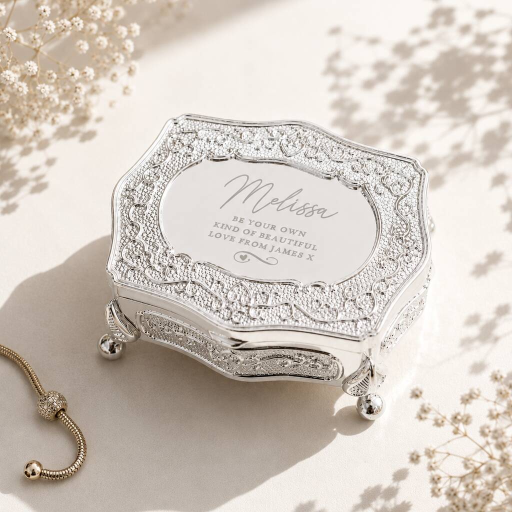 Personalised Trinket Box Gifts For Women And Girls