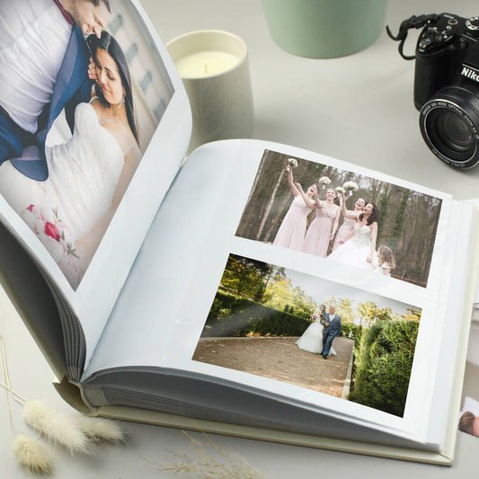 Personalised Wedding Album Large Traditional Book Bound
