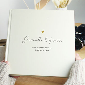 Personalised Wedding Album Large Traditional Book Bound