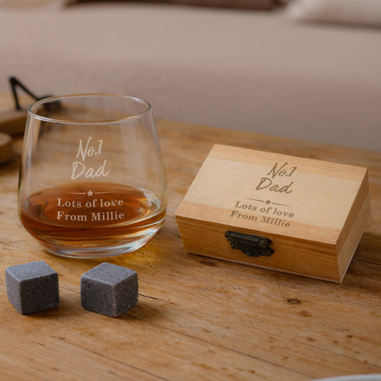 Personalised Whisky Gift Set For Men