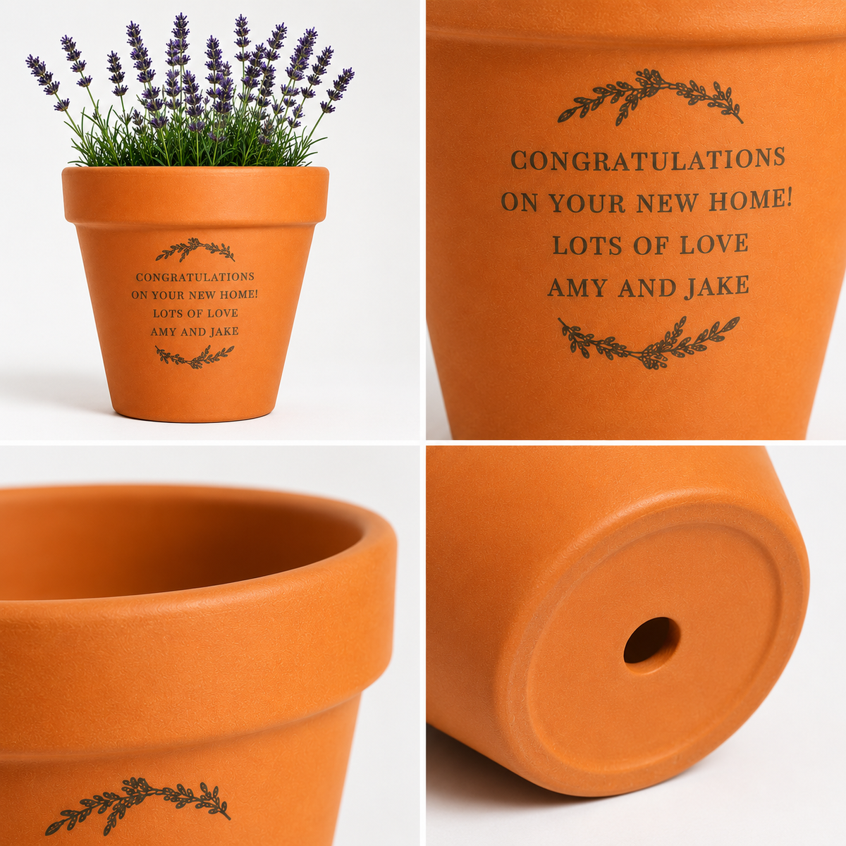 Housewarming Gifts Personalised Plant Pot