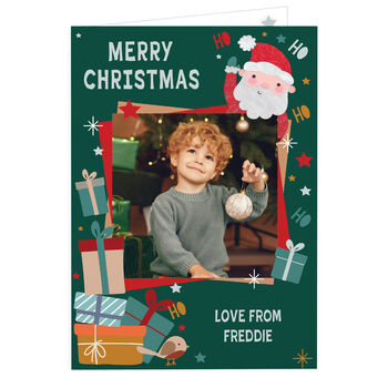 Photo Personalised Christmas Cards Family Pack Of 10