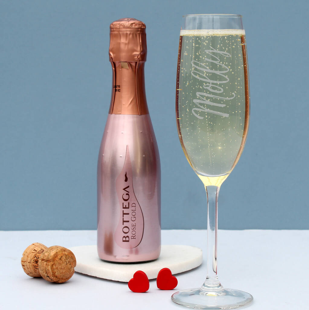Thinking Of You Gift For Friends Mini Champaign Set