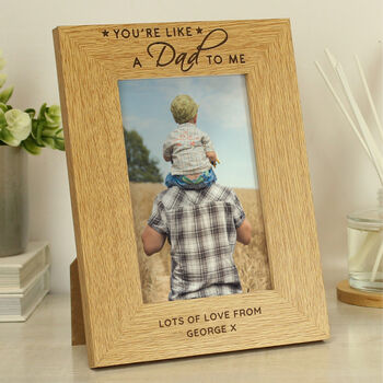 Step Dad Fathers Day Photo Frame Gift 6x4