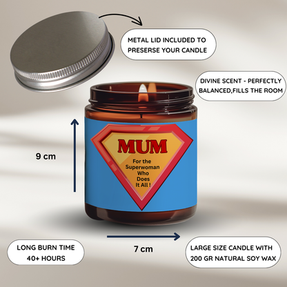Super Mum Candle
