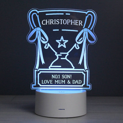Teacher Gifts Trophy LED Light Thank You Present