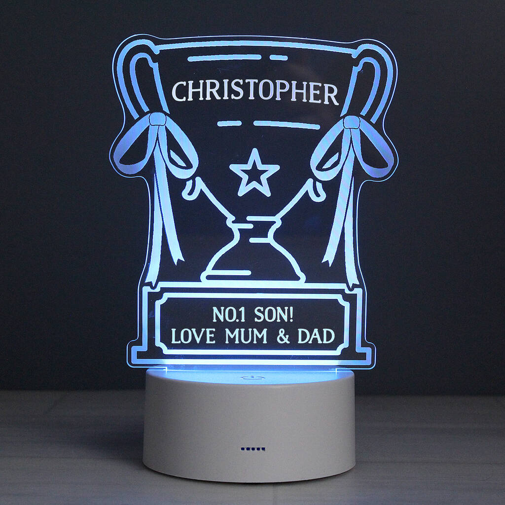 Teacher Gifts Trophy LED Light Thank You Present