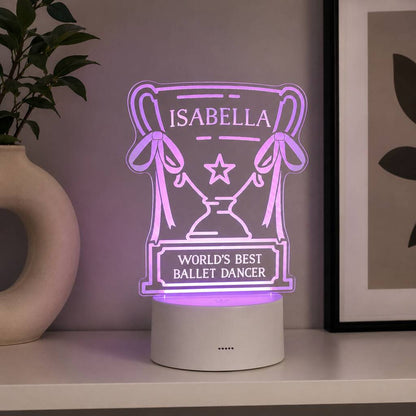 Teacher Gifts Trophy LED Light Thank You Present