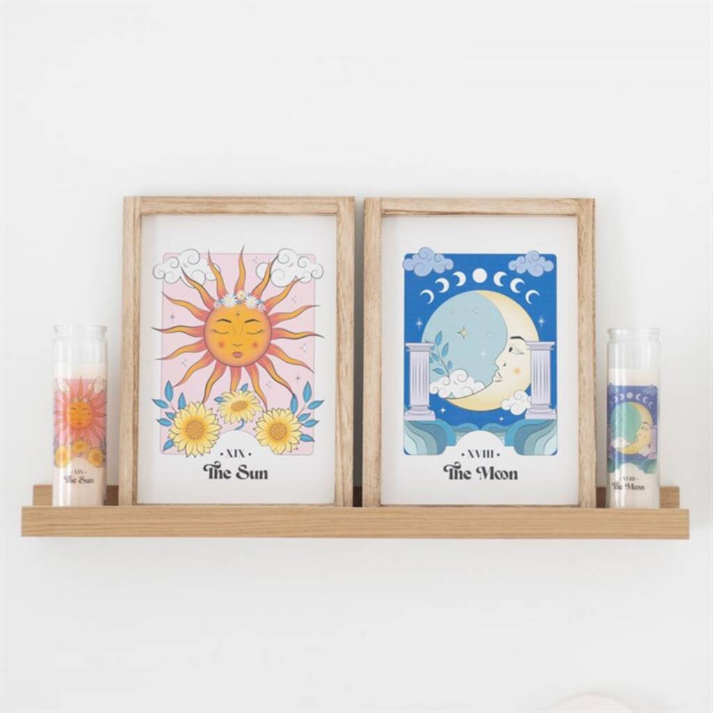 The Sun The Moon Framed Art Print Positive Home Gifts