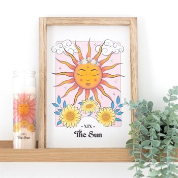 The Sun The Moon Framed Art Print Positive Home Gifts