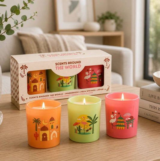 Travel Gift World Candles Set Home Decor Gift For Travellers