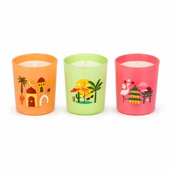 Travel Gift World Candles Set Home Decor Gift For Travellers