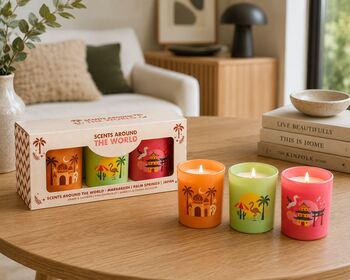 Travel Gift World Candles Set Home Decor Gift For Travellers