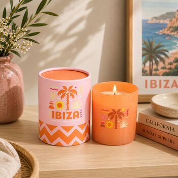 Travel Home Decor Gift Scented Candle Kyoto Ibiza Palm Springs