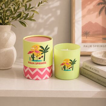 Travel Home Decor Gift Scented Candle Kyoto Ibiza Palm Springs