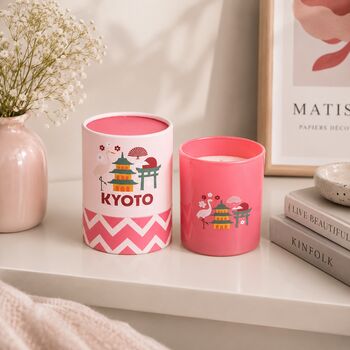 Travel Home Decor Gift Scented Candle Kyoto Ibiza Palm Springs
