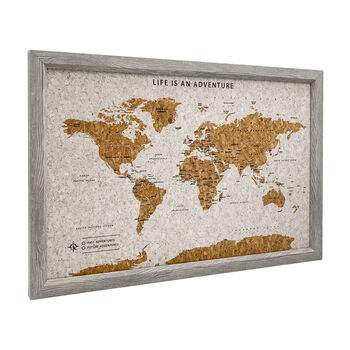 Travel Map With Pins Travel Gifts