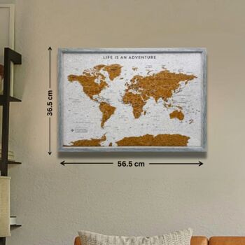 Travel Map With Pins Travel Gifts
