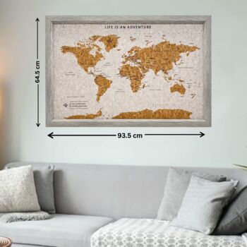 Travel Map With Pins Travel Gifts