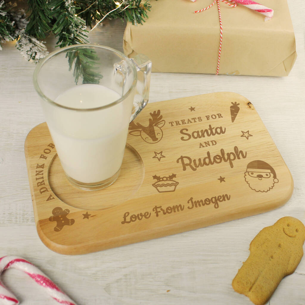 Treats For Santa Christmas Tray Gift For Children