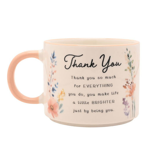 Thank You Gifts - The Cottage Garden Peach Mug