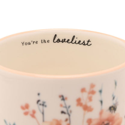 The Cottage Garden Peach Mug - Thank You