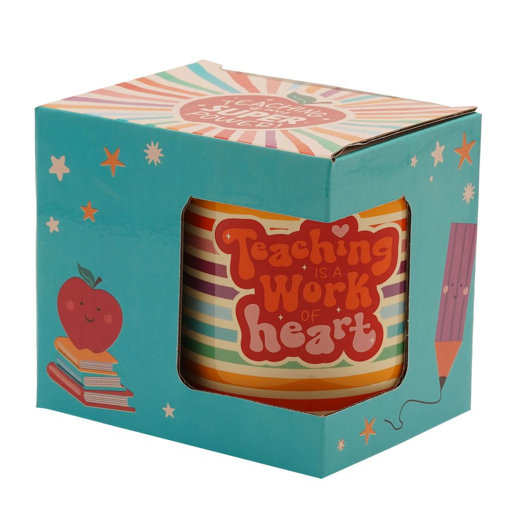 School Years Mug - Teaching is a Work Of Heart