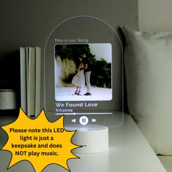 Anniversary Gifts Our Song LED Light Ornament