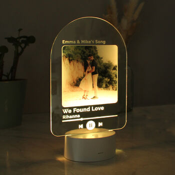 Anniversary Gifts Our Song LED Light Ornament