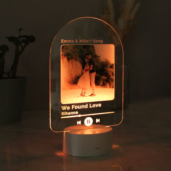 Anniversary Gifts Our Song LED Light Ornament