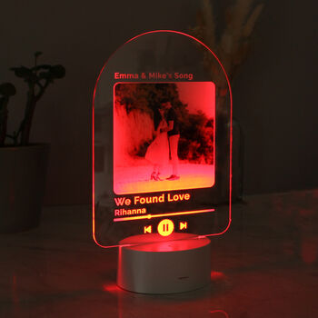 Anniversary Gifts Our Song LED Light Ornament