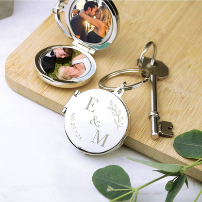 Anniversary Gifts Photo Locket Keyring