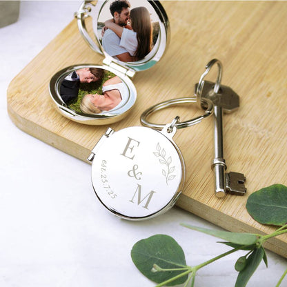 Anniversary Gifts Photo Locket Keyring