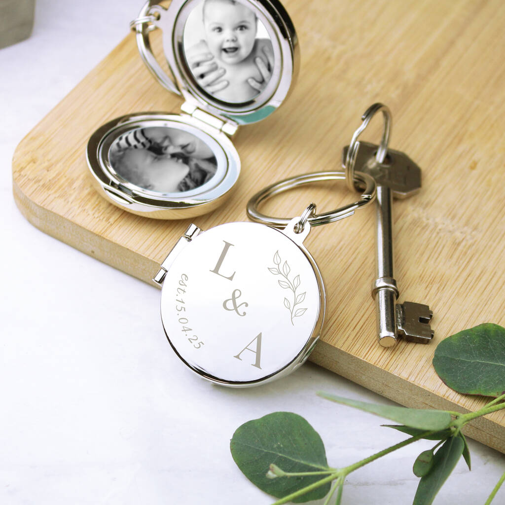 Anniversary Gifts Photo Locket Keyring