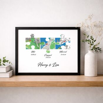 Wedding Anniversary Gifts Couples Love Story Print