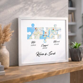 Wedding Anniversary Gifts Couples Love Story Print