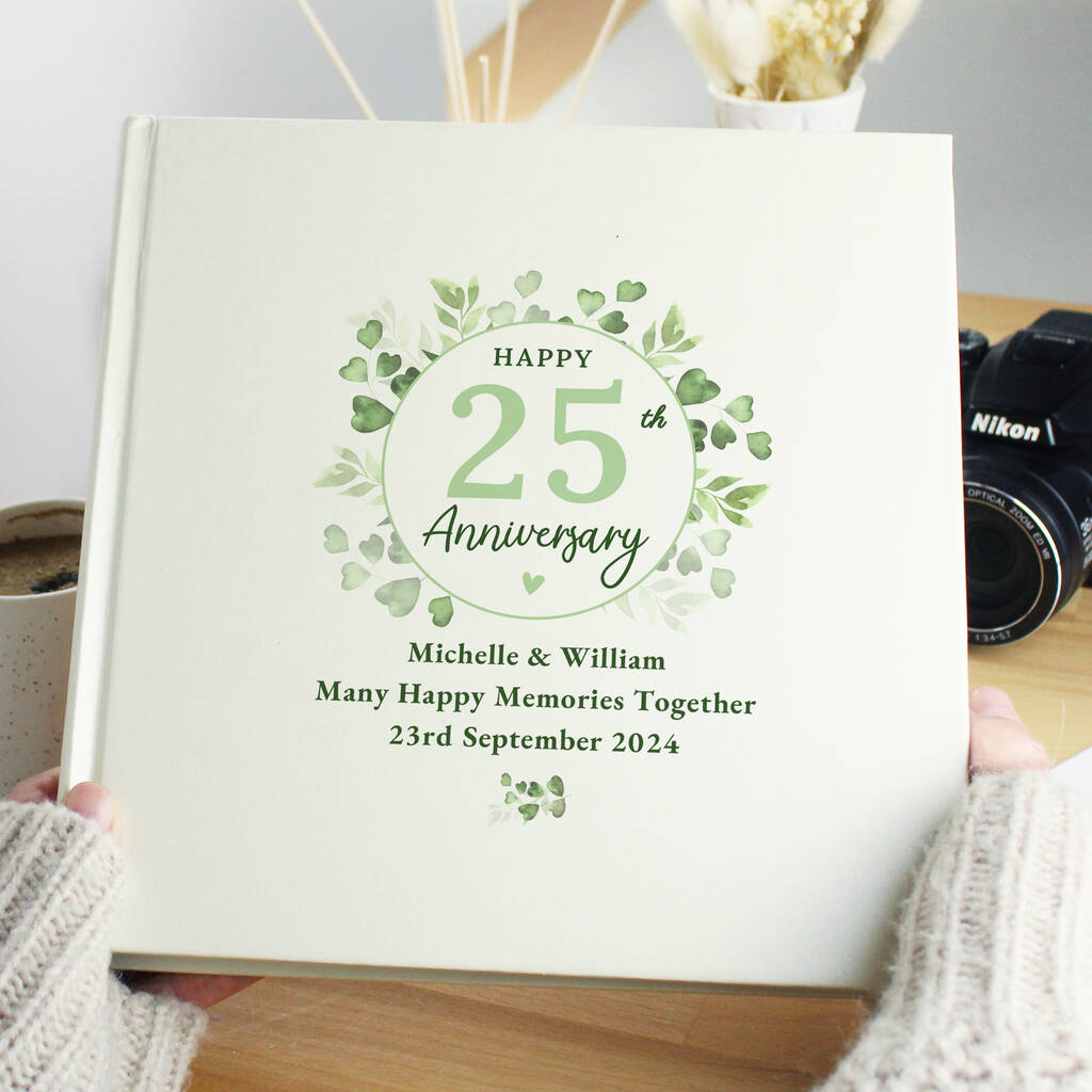 Wedding Anniversary Photo Album Personalised Gift