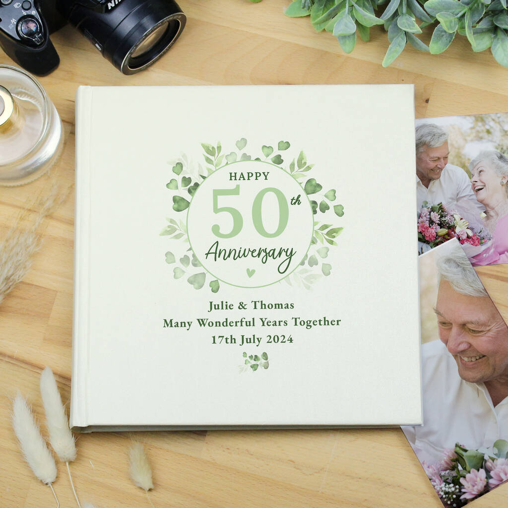Wedding Anniversary Photo Album Personalised Gift