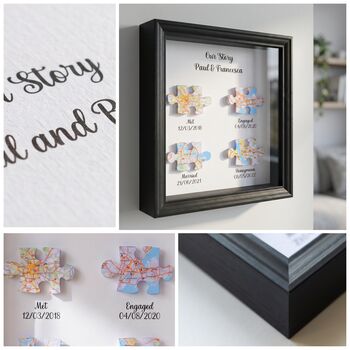 Wedding Gifts Met Engaged Married Locations Print