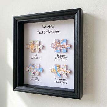 Wedding Gifts Met Engaged Married Locations Print