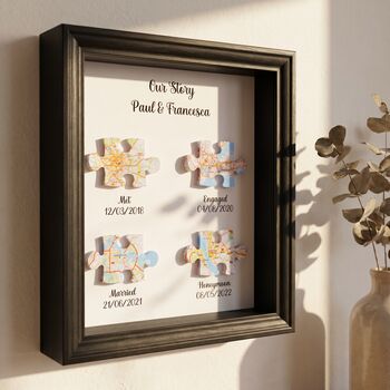 Wedding Gifts Met Engaged Married Locations Print