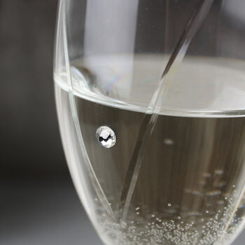 Wedding Toasting Glasses Mr And Mrs Crystal Flutes