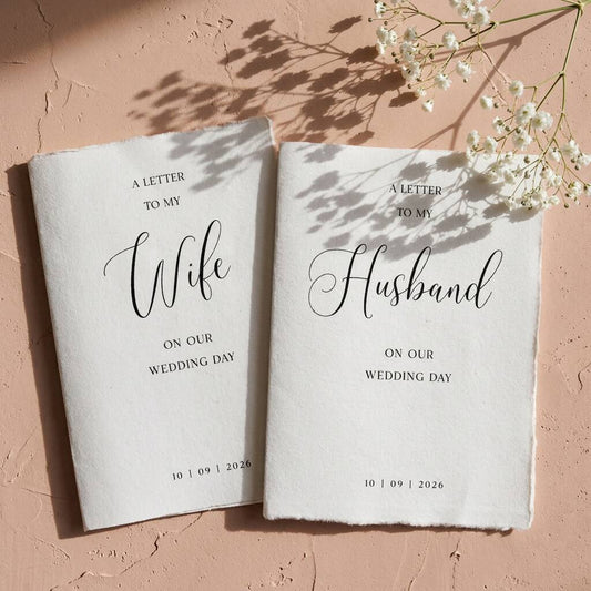 Wedding Vow Cards Husband And Wife Vow Books